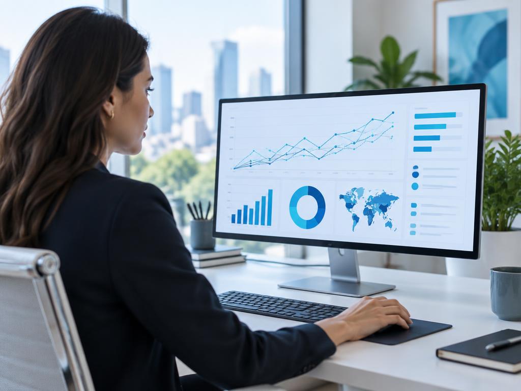 Analyste marketing consultant la mesure d'une campagne retail
